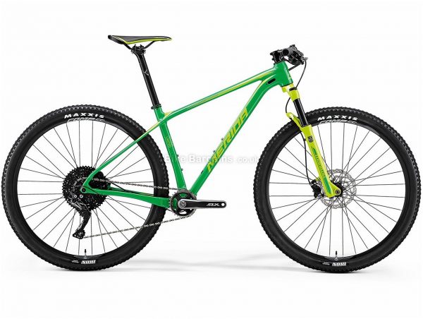 Merida Big Nine Limited 29er Alloy Hardtail Mountain Bike 2018 L, Green, Yellow, Alloy, Hardtail, 29", 11 Speed