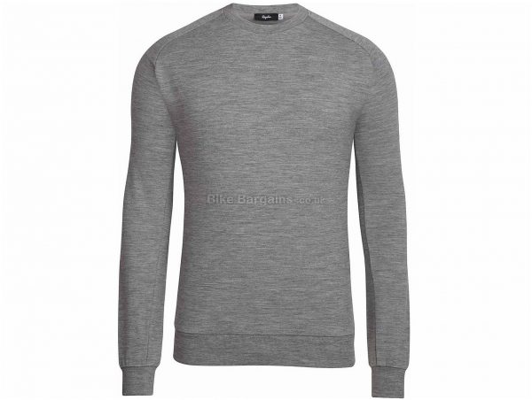 Rapha Merino Long Sleeve Sweatshirt XS, Grey 