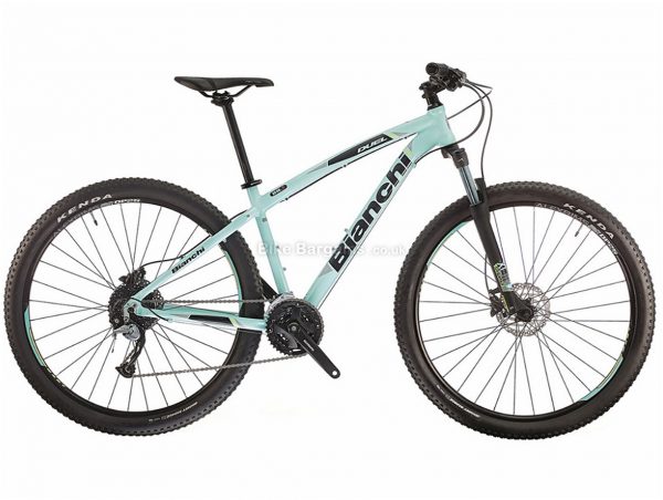 Bianchi Duel 29s Acera Alloy Hardtail Mountain Bike 2018 17", Turquoise, 29", Hardtail, 27 speed, Alloy, Disc