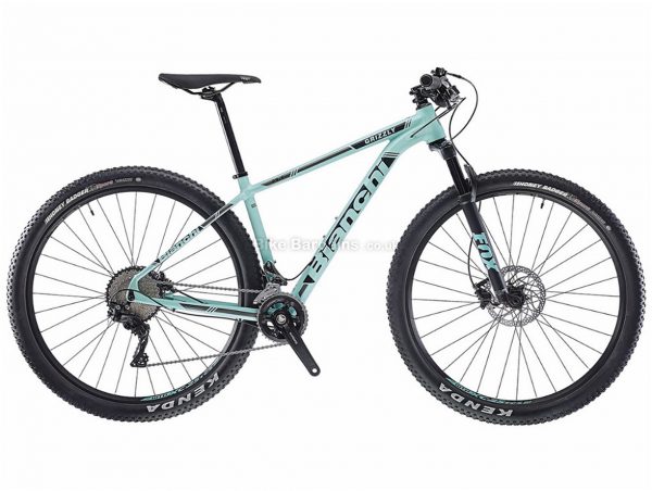 Bianchi Grizzly 29.1 XT Alloy Hardtail Mountain Bike 2018 17", Turquoise, 29", Hardtail, 22 speed, Alloy, Disc