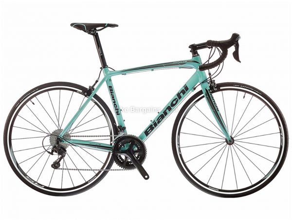 Bianchi Impulso 105 Alloy Road Bike 2018 53cm, Turquoise, Alloy, Calipers, 22 Speed, 700c