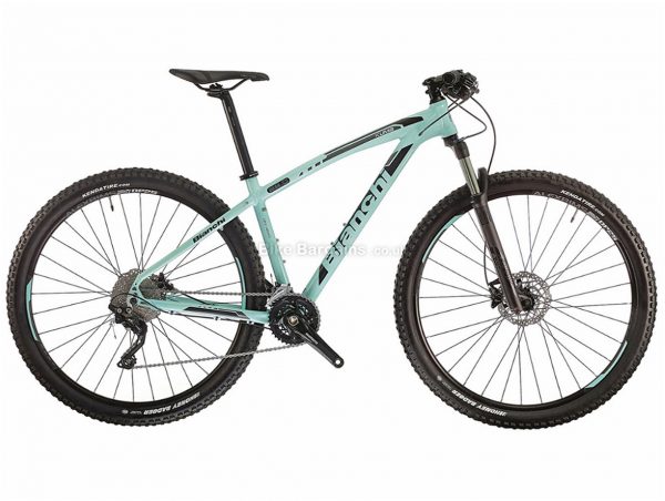 Bianchi Kuma 29.0 XT Alloy Hardtail Mountain Bike 2018 17", Turquoise, 29", Hardtail, 20 speed, Alloy, Disc