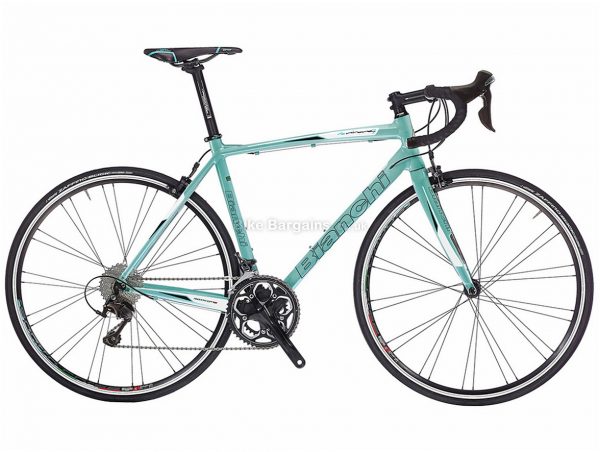 Bianchi Via Nirone 7 Dama Bianca 105 Ladies Alloy Road Bike 2018 55cm, Turquoise, Alloy, Calipers, 22 Speed, 700c