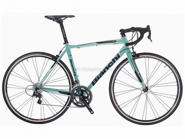 Bianchi Via Nirone 7 Xenon Alloy Road Bike 2018 55cm, Turquoise, Alloy, Calipers, 20 Speed, 700c