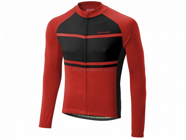 Altura Airstream 2 Long Sleeve Jersey 2017 XXL, Red, Black, White, Long Sleeve