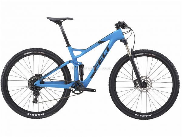 Felt Edict 5 XC Carbon Full Suspension Mountain Bike 2018 18", Blue, Black, 29", 11 Speed
