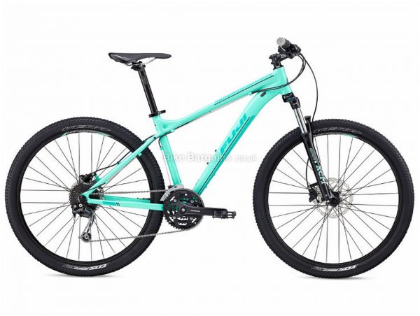 Fuji Addy 27.5 1.5 Ladies Alloy Hardtail Mountain Bike 2018 19", Turquoise, 27.5", 27 Speed