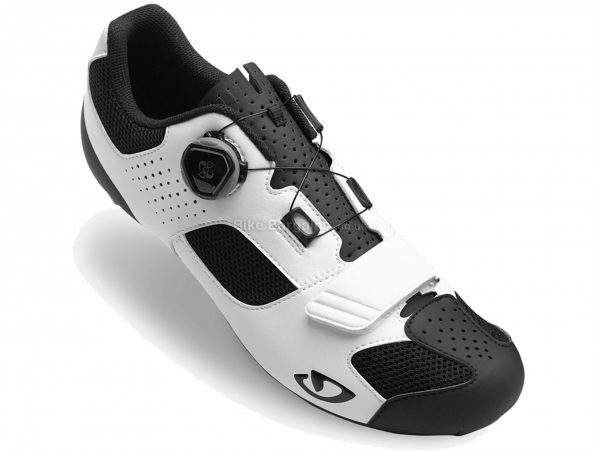 Giro Trans Boa Road Shoes 40, White, Black, Carbon, 265g