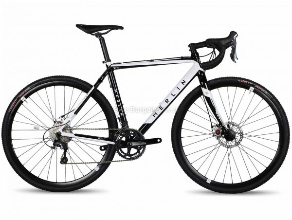 Merlin X2.0 Tiagra Alloy Cyclocross Bike 2018 S, Black, White, 20 speed, Alloy, Disc