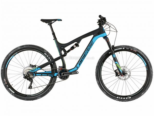 Lapierre Zesty XM 527 27.5" Carbon Full Suspension Mountain Bike 2017 L, Black, Blue, Carbon, Full Suspension, 27.5", 22 Speed
