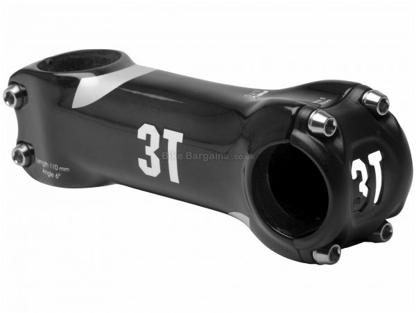 3T Arx LTD Carbon Road Stem 80mm, Black, 31.8mm, Carbon, 118g