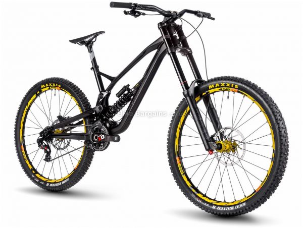 Nukeproof Pulse RS DH 27.5 Alloy Full Suspension Mountain Bike 2018 S, Black, Grey, 27.5", Alloy, 7 speed, Full Suspension