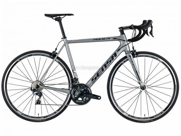 Sensa Aquila Ultegra Carbon Road Bike 2018 55cm, Grey, Carbon, 22 Speed, Calipers
