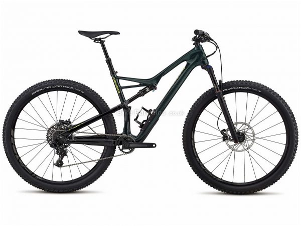 Specialized Camber FSR Comp 29 Carbon Full Suspension Mountain Bike 2018 S, Green, 29", Carbon, 11 speed, Full Suspension