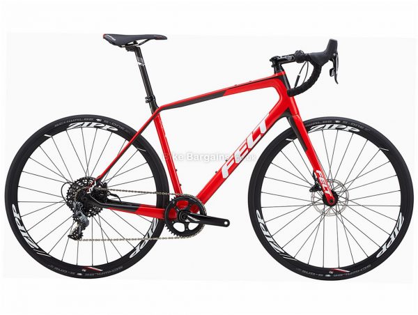 Felt VR4 Rival 1 Carbon Disc Road Bike 2018 54cm, Red, 11 Speed, Disc, Carbon
