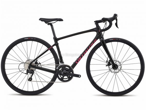 Specialized Ruby Sport Ladies Carbon Disc Road Bike 2018 51cm, Black, 22 Speed, Disc, Carbon