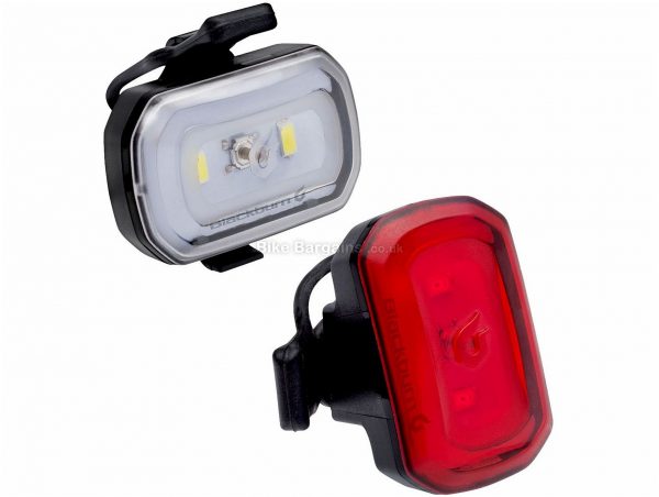 Blackburn Click USB Light Set 20 Lumens, 4 Lumens, Black, White, Red, Front & Rear, 42g, Plastic