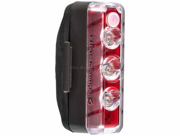 Blackburn Dayblazer 125 Rear Light 125 Lumens, 8cm, 2cm, 5cm, Black, Red, Rear, 78g, Alloy
