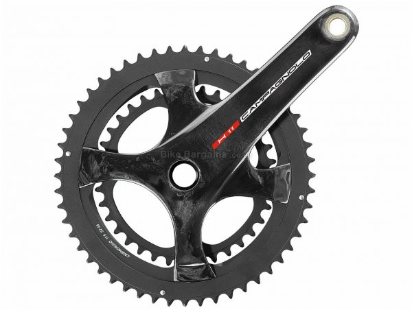 Campagnolo H11 Ultra Torque 11 Speed Double Chainset 170mm, 172.5mm, 175mm, Black, 11 Speed, Double, 603g, Road