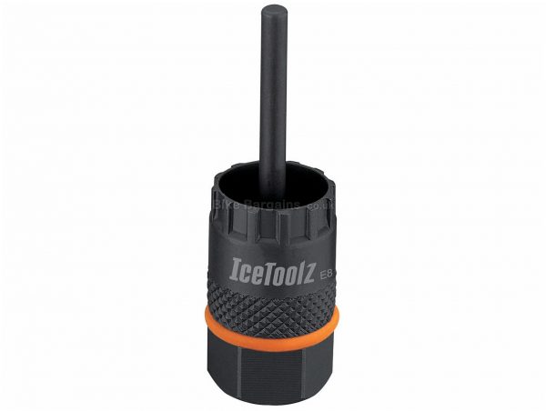 IceToolz Cassette Tool With Guide 7, 8, 9, 10, 11 Speed, Steel, Black, Orange