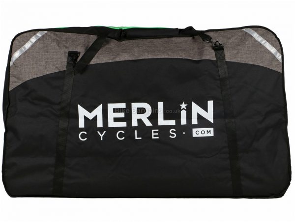 Merlin Cycles Lite Travel Bike Bag 120cm, 17cm, 67cm, Nylon, 3.6kg, Black, Grey