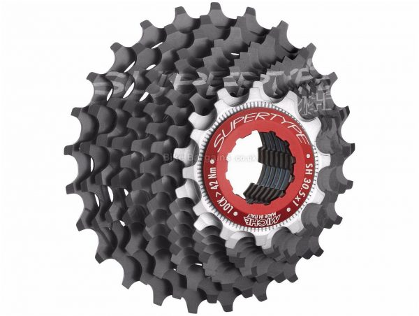 Miche Supertype 11 speed Shimano Cassette 11 speed, 149g, Alloy, Steel, Road, Black, Red, Silver