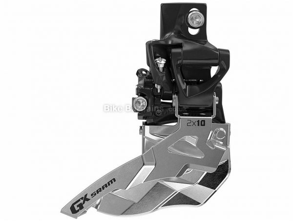 SRAM GX 11 speed Double Front Derailleur Alloy, 11 speed, Double, Black, Silver, High Direct, 123g