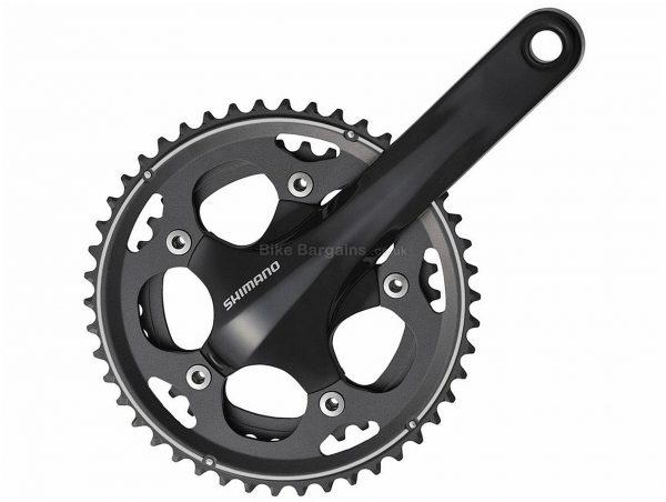 Shimano 105 CX50 10 Speed Double Chainset 170mm, 175mm, Black, 10 Speed, Double, 798g, Cyclocross