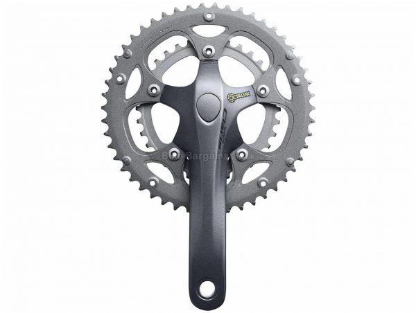Shimano Claris FC-2450 8 Speed Double Chainset 170mm, 175mm, Silver, 8 Speed, Double, 900g, Road
