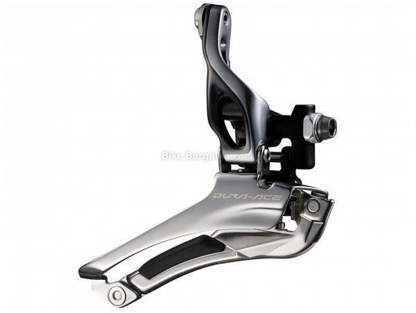 Shimano Dura Ace 9000 11 speed Double Front Derailleur 31.8mm, 34.9mm, Black, Silver, 11 Speed, 66g