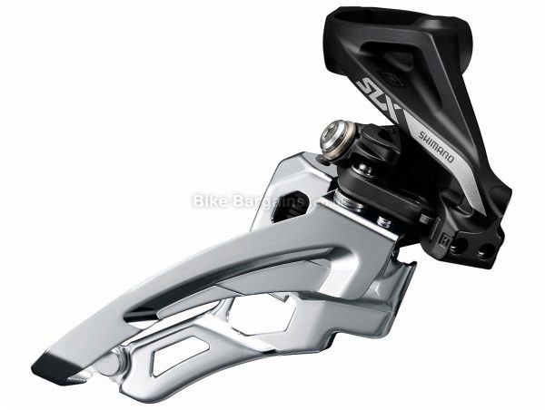Shimano SLX M7000 10 speed Triple Front Derailleur Black, Silver, 34.9mm, Band On, Alloy, 10 speed, High Clamp, Front Pull, Triple, 152g 