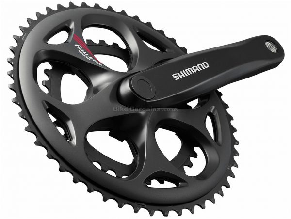 Shimano Tourney A070 7 8 Speed Double Chainset 170mm, 175mm, Black, 7,8 Speed, Double, 850g, Road