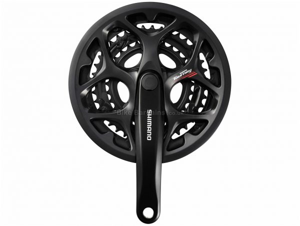 Shimano Tourney FCA073 7 8 Speed Triple Chainset 165mm, 170mm, Black, 7,8 Speed, Triple, 998g, Road