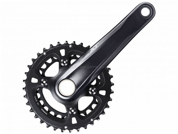 Shimano XT M8100 12 Speed Double Chainset 165mm, 170mm, 175mm, Black, 12 Speed, Double, 654g, MTB