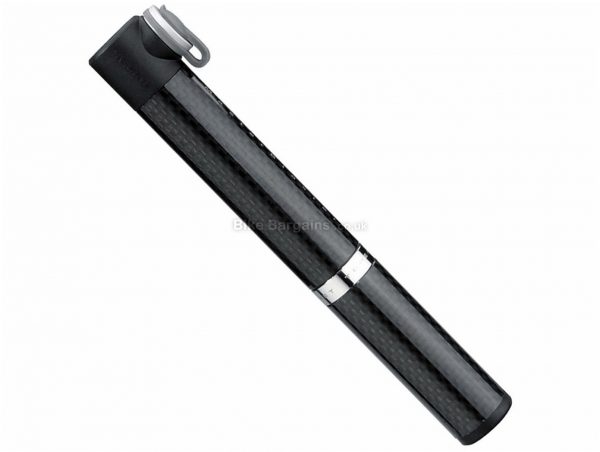 Topeak Micro Rocket CB Pump 160psi, 16cm, Black, 55g, Carbon, Alloy, Plastic