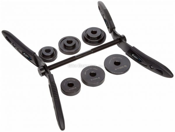 X-Tools Press Fit Bottom Bracket Installer Steel, Plastic, Black, Bottom Bracket Tool