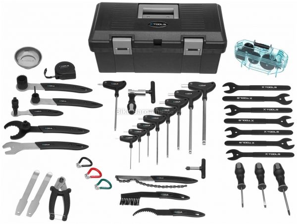 X-Tools Pro 39 Piece Tool Kit 13mm, 14mm, 15mm, 16mm, 17mm, 18mm, 19mm, 2mm, 2.5mm, 3mm, 4mm, 5mm, 6mm, 8mm, Steel, Plastic, Black, Silver, Tool Set