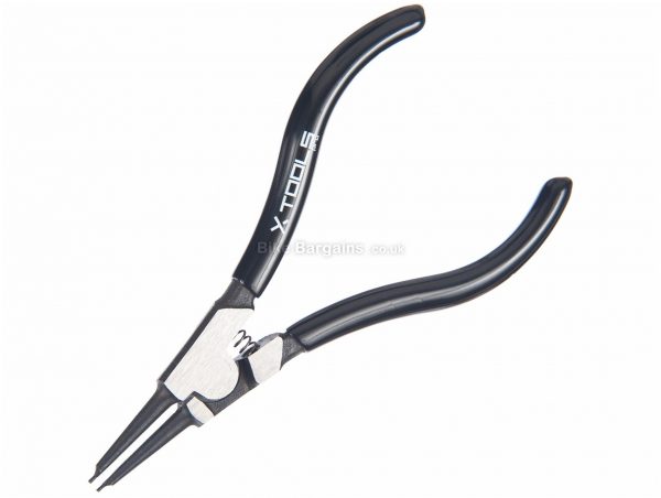 X-Tools Pro External Lock Ring Pliers 85g, 135mm, Steel, Plastic, Black, Silver, Pliers