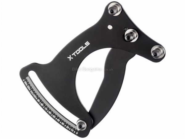 X-Tools Spoke Tension Meter Steel, Black, Silver, Wheel Tool