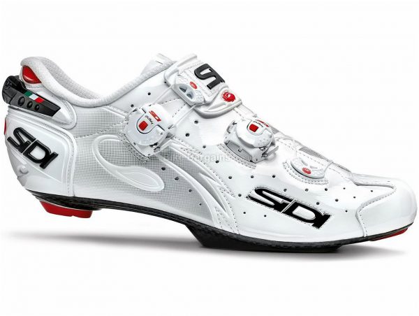 Sidi Wire Carbon Speedplay Vernice Road Shoes 38,39, White, Boa, Buckle, Carbon