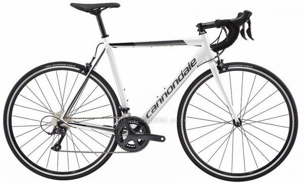 Cannondale CAAD Optimo Sora Alloy Road Bike 2019 58cm, White, Alloy, 9 Speed, Calipers, Men's