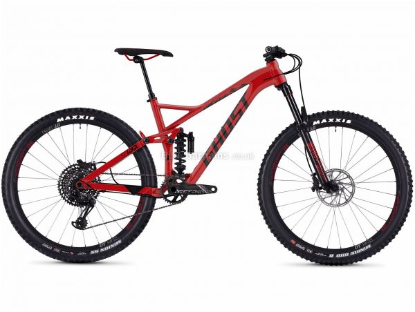 Ghost SL AMR 6.7 27.5" Alloy Full Suspension Mountain Bike 2019 S, Red, 27.5", Alloy, 12 Speed, Full Suspension