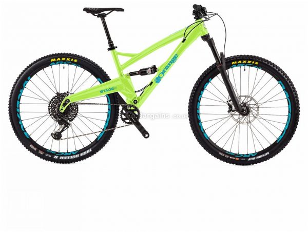 Orange Stage 5 RS 29" Alloy Full Suspension Mountain Bike 2018 L, Yellow, 29", Alloy, 12 Speed, Full Suspension