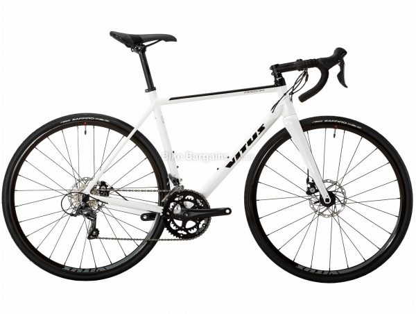 Vitus Razor Disc Claris Alloy Road Bike 2019 S, White, Black, Alloy, 8 Speed, Disc Brakes, 10.71kg, Men's
