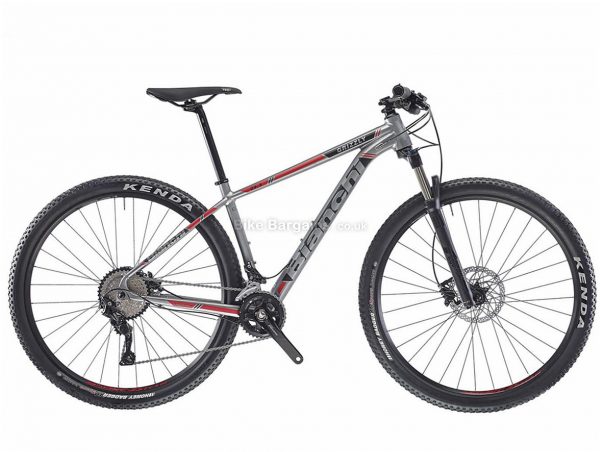 Bianchi Grizzly 9.3 Deore 29" Alloy Hardtail Mountain Bike 2019 L, Grey, Black, 29", Alloy, 20 Speed, Hardtail