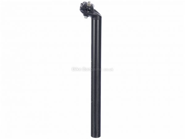 Brand-X Carbon Layback Seatpost 27.2mm, 31.6mm, 350mm, 400mm, 265g, Carbon, Black