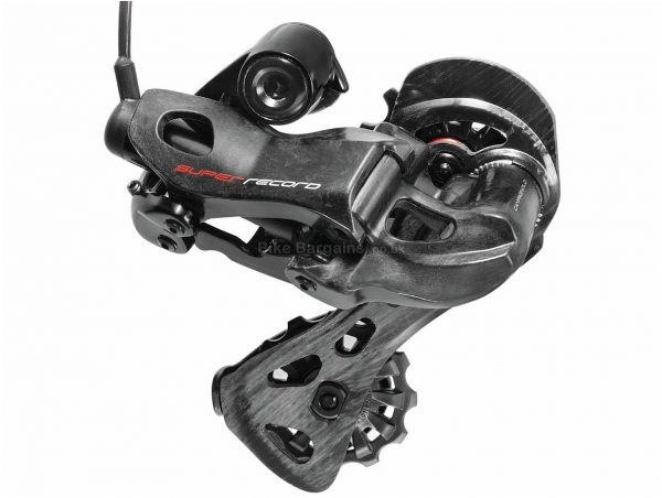 Campagnolo Super Record EPS 12 speed Rear Mech 12 Speed, Black, Grey, 234g, Road, Alloy, Carbon