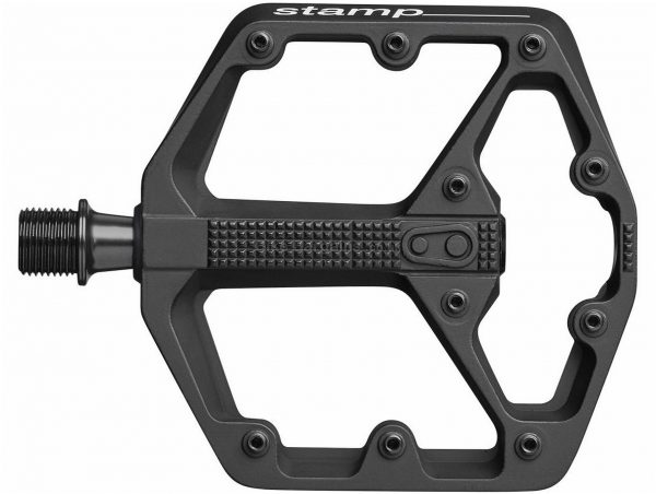 Crank Brothers Stamp 11 Flat Pedals Flat, MTB, 415g, Alloy, Steel, Black, Silver, 9/16"