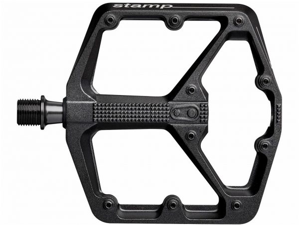 Crank Brothers Stamp 3 Flat Pedals Flat, MTB, 399g, Alloy, Steel, Black, Silver, Blue, 9/16"