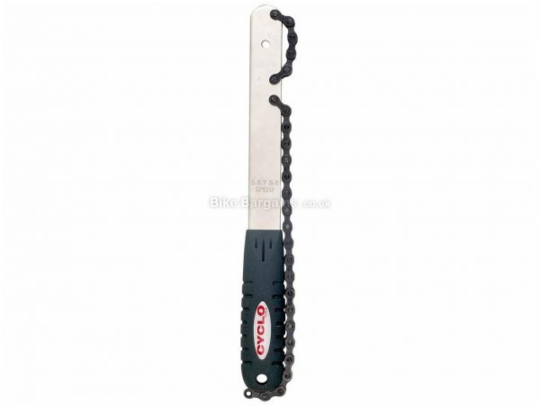 Cyclo Sprocket Remover Chain Whip 7-11 Speed, Black, Silver, Steel, Nylon